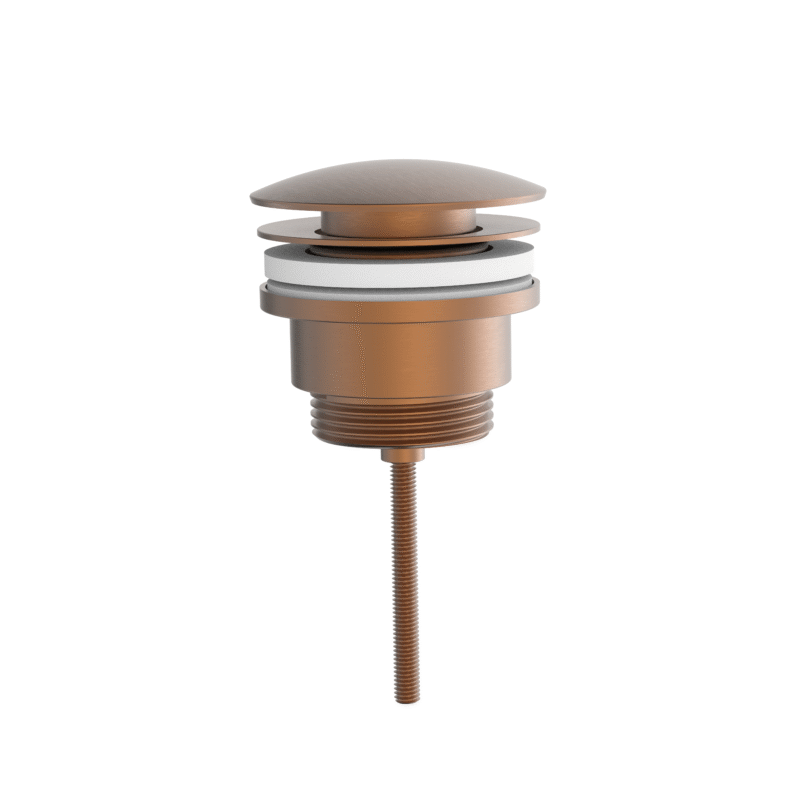 G&P Sky Wastafelplug - mat koper PVD